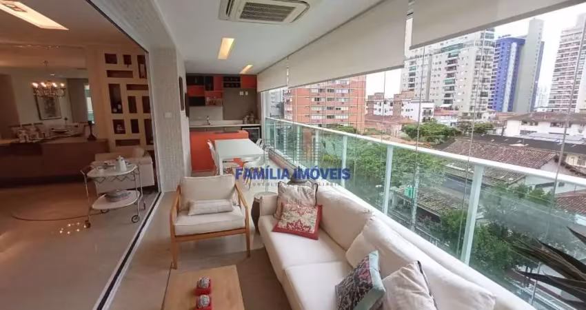 Apartamento com 4 quartos para alugar na Rua Castro Alves, --, Embaré, Santos