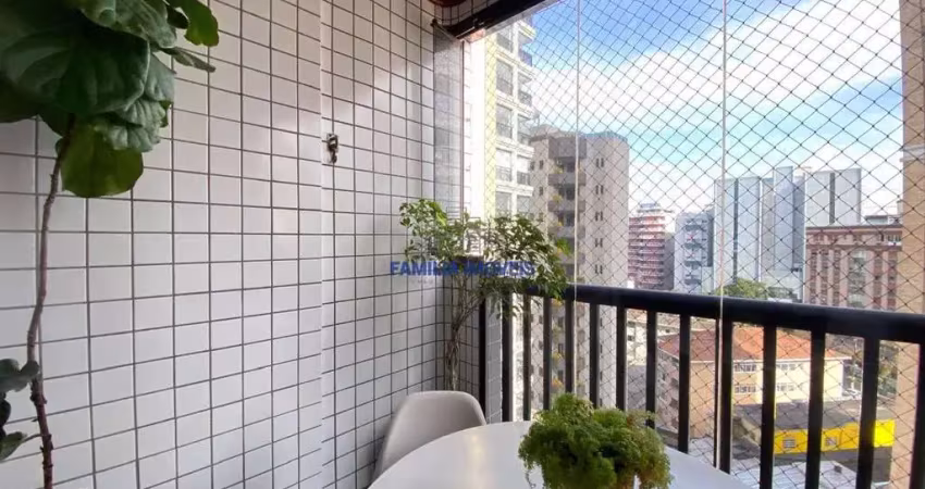 Apartamento com 2 quartos à venda na Rua Tolentino Filgueiras, --, Gonzaga, Santos