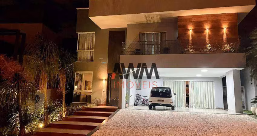 Sobrado com 4 suítes à venda, 390 m² por r$ 2.500.000 - residencial parque mendanha - goiânia/go
