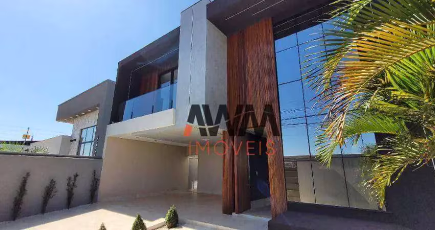 Sobrado com 5 suítes à venda, 282 m² por r$ 1.800.000 - moinho dos ventos - goiânia/go