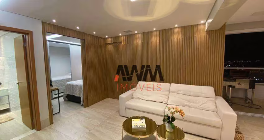 Cobertura mobiliada com 2 quartos, 101 m² - venda por r$ 1.180.000 ou aluguel, sob consulta- setor oeste - goiânia/go