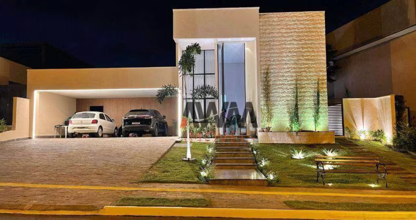 Casa com 4 Quartos, MOBILIADA, 256 m² - venda por R$ 3.072.000 ou aluguel por R$ 17.980/mês - Residencial Goiânia Golfe Clube - Goiânia/GO