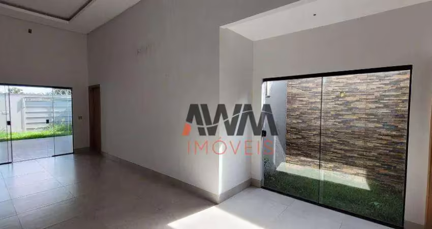 Casa com 3 Quartos à venda, 126 m² por R$ 500.000 - Residencial Solar Central Park - Aparecida de Goiânia/GO