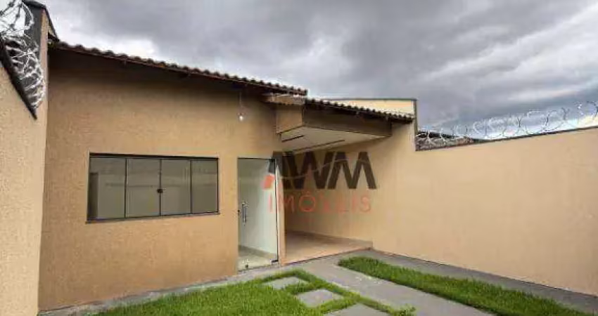 Casa com 3 quartos à venda, 98 m² por R$ 350.000 - Jardim Buriti Sereno - Aparecida de Goiânia/GO