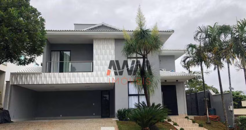 Sobrado com 3 suítes à venda, 310 m² por r$ 2.700.000 - condomínio do lago - goiânia/go