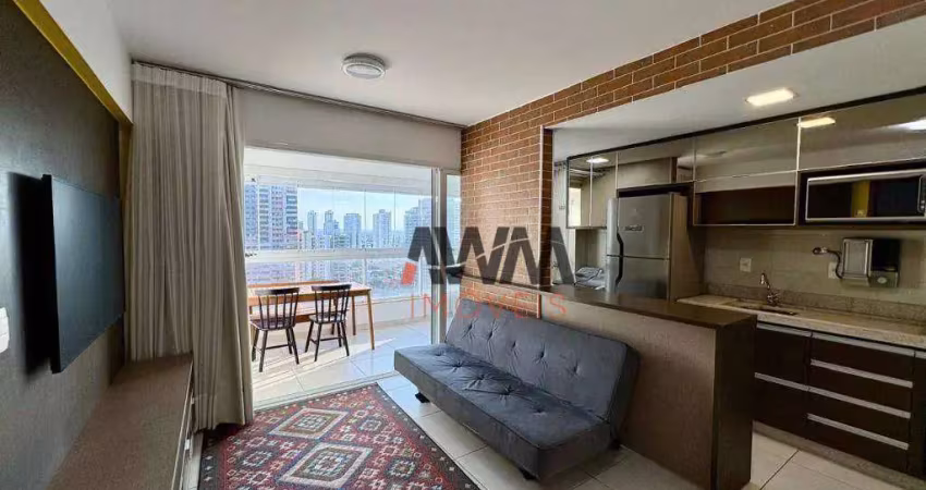Apartamento  1 quarto mobiliado à venda, 45 m² por r$ 420.000 - setor marista - goiânia/go