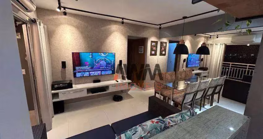 Apartamento com 2 quartos à venda, 55 m² por r$ 395.000 - parque amazônia - goiânia/go