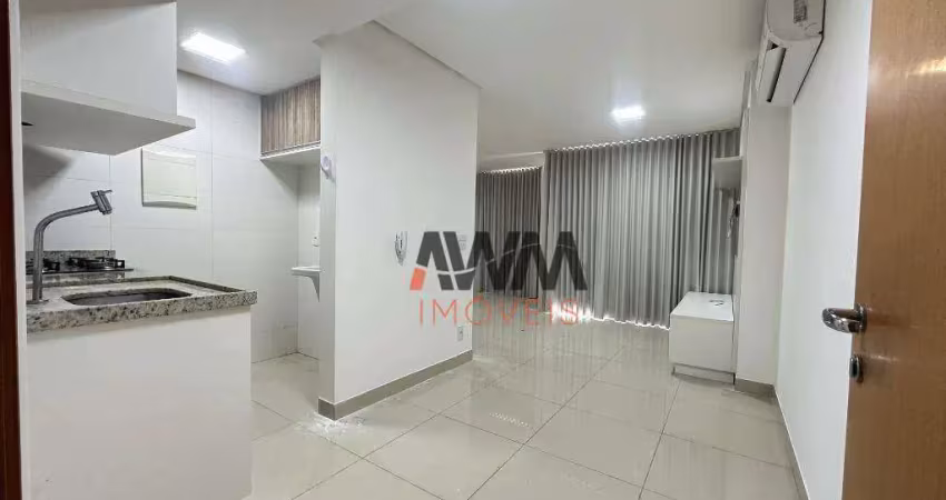 Apartamento com 1 quarto para alugar, 42 m² - setor oeste - goiânia/go