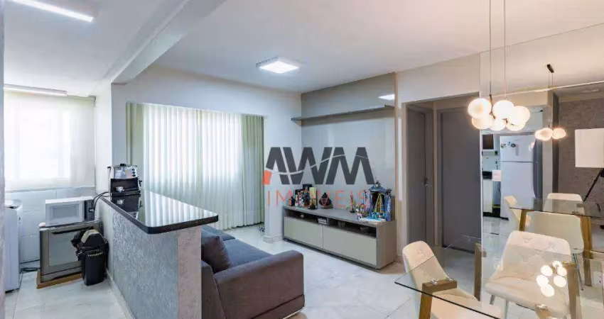 Apartamento com 2 quartos e 1 suíte  à venda, 53 m² por r$ 340.000 - vila rosa - goiânia/go