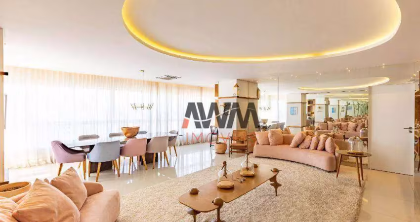 Apartamento 3 suítes, 3 vagas, mobiliado à venda, 178 m² por r$ 1.850.000 - setor marista - goiânia/go