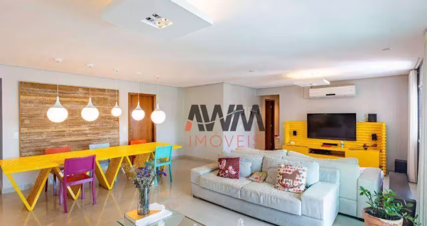 Apartamento 3 suites, 3 vagas,  mobiliado, venda, 140 m² por r$ 1.170.000 - jardim goiás - goiânia/go