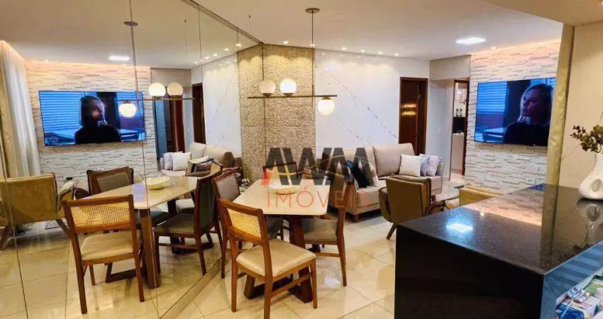 Apartamento mobiliado, 3 quartos à venda, 63 m² por r$ 525.000 - setor bueno - goiânia/go