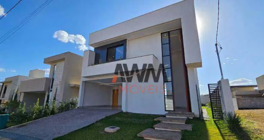 Sobrado novo 4 suites, churrasqueira a carvão, piscina, 4 vagas, área de serviço