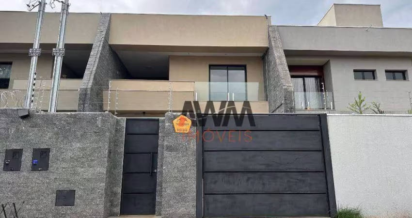 Sobrado com 3 suites plenas para alugar, 210 m²- setor jaó - goiânia/go
