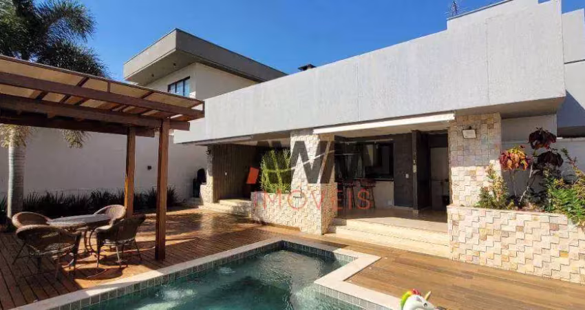 Casa com 3 dormitórios, 181 m² - venda por r$ 2.000.000,00 ou aluguel por r$ 9.450,00/mês - condomínio do lago - goiânia/go