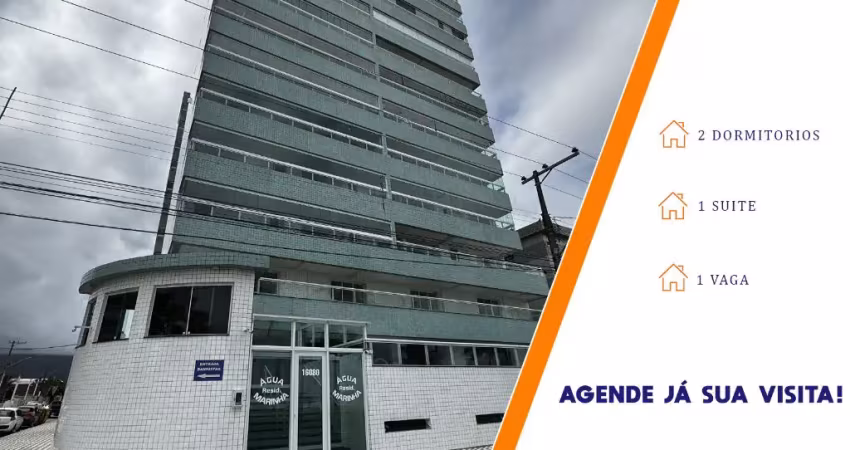 Apartamento vista mar mobiliado no residencial água marinha