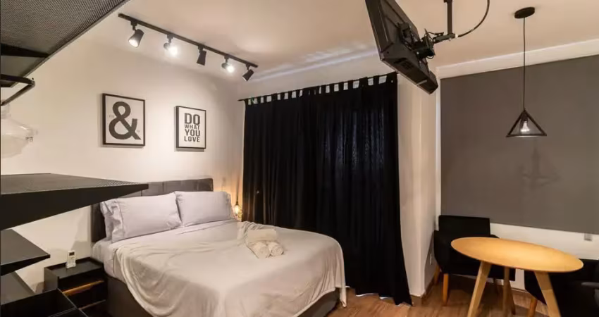 Apartamento mobiliado no quad campo belo studios próximo do metrô campo belo e do aeroporto de congonhas