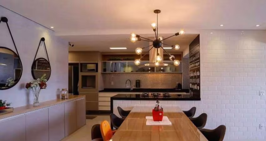 Apartamento com 3 dormitórios à venda, 130 m² , todo mobiliado , lazer total ,por R$ 1.790.000 - Vila Anastácio - São Paulo/SP