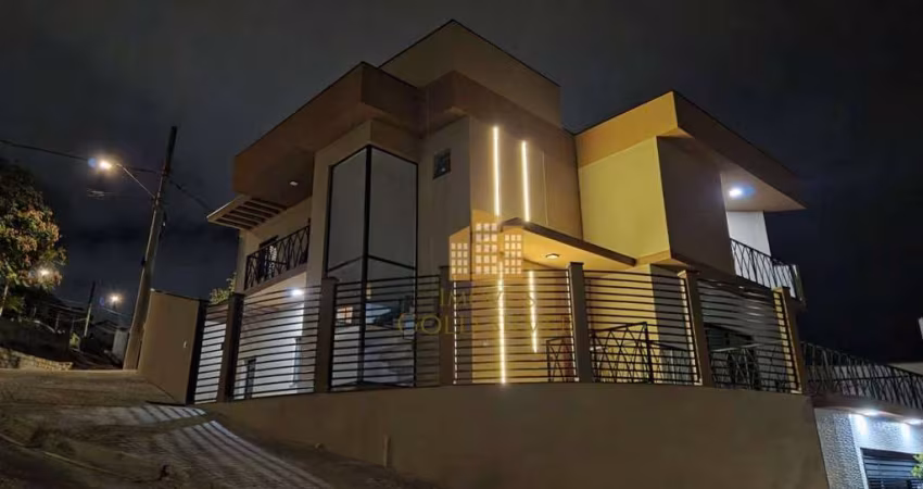 Casa nova com 3 dormitórios , 3 vagas cobertas , à venda, 200 m² por R$ 1.250.000 - Portais (Polvilho) - Cajamar/SP