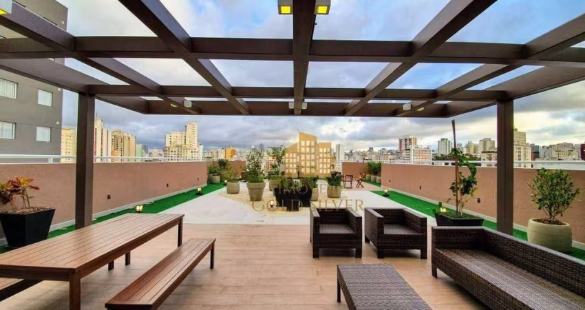 Apartamento com 2 dormitórios à venda, 33 m² por R$ 298.000,00 - Barra Funda - São Paulo/SP