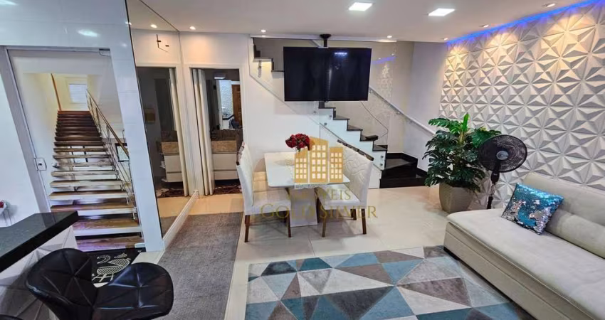 Casa moderna com 2 suites , 3 vagas garagem , ar condicionado , à venda, 85 m² por R$ 845.000 - Parque São Domingos - São Paulo/SP