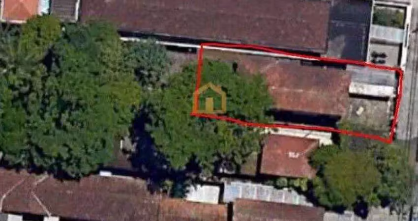 Terreno à venda com 8 m de frente e 50 m de fundo totalizando  400 m²,  campo grande - santos/sp