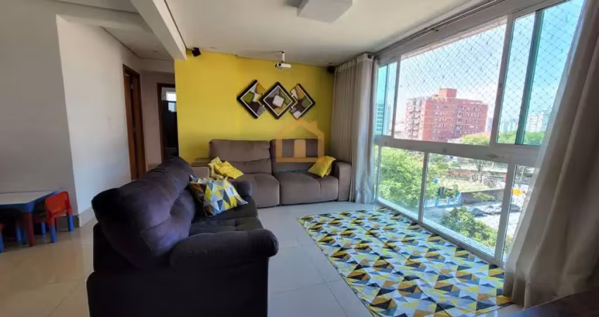 Apartamento de 3 dormitórios à venda | localização privilegiada em santos bairro marapé