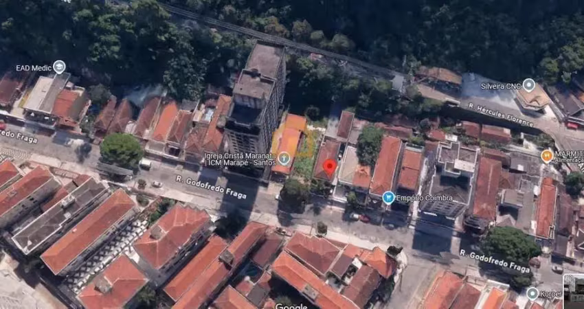 Terreno à venda na Rua Godofredo Fraga, Marapé, Santos