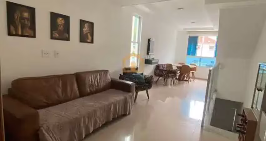 Sobreposta alta duplex 3 dormitórios à venda- marapé - santos/sp