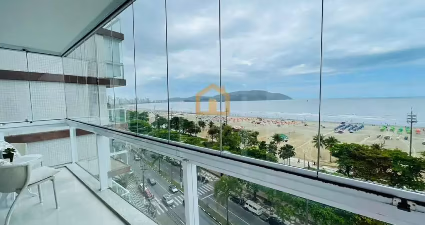 Apartamento frente mar – impecável, mobiliado e recém-reformado! 