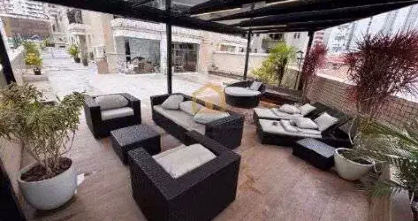 Apartamento alto padrão 2 suítes  - bairro gonzaga, em santos/sp.