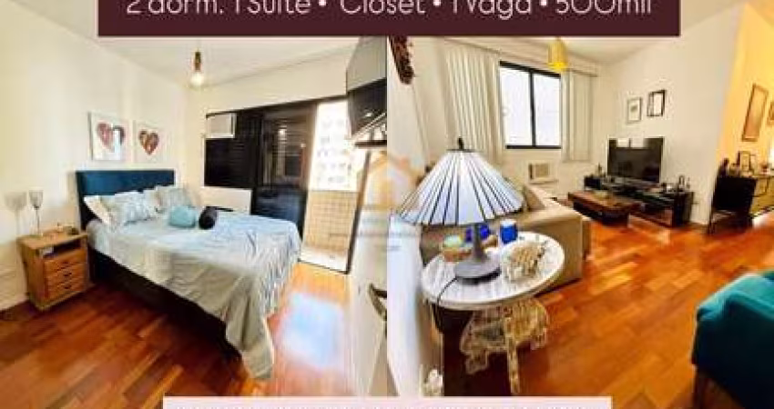 Apartamento Padrão 2 dormitórios sendo uma suíte.