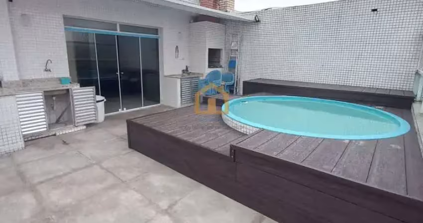 Cobertura 4 dormitórios, sendo 2 suítes  à venda – boqueirão, santos/sp