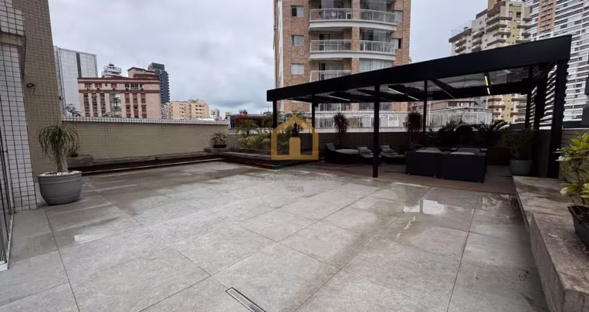 Apartamento garden com 2 suítes à venda – gonzaga, santos/sp