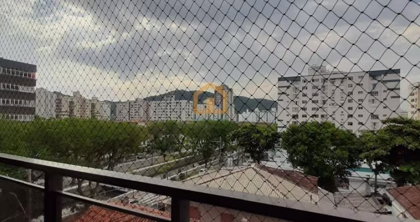 Apartamento Alto Padrão, Frente, Vista Livre. Bairro Campo Grande, Santos/SP.