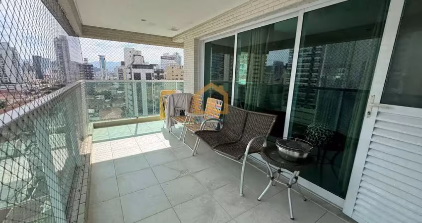 Apartamento no edifício pérola do índico vista livre | andar alto | 3 suítes | 5 banheiros – santos/sp