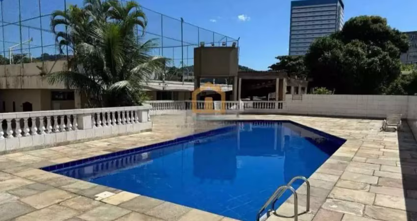 Apartamento à venda 2 dormitórios com vista livre – central park, santos