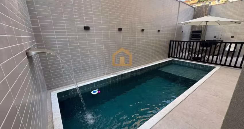 Casa nova mobiliada à venda – porteira fechada sendo 3 suítes , 2 vagas e piscina e churrasqueira