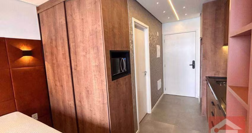 Apartamento Sudio com 1 dormitório Mobiliado - Excelente para Executivos -  para alugar, 25 m² por R$ 3.200/mês - Vila Regente Feijó - São Paulo/SP