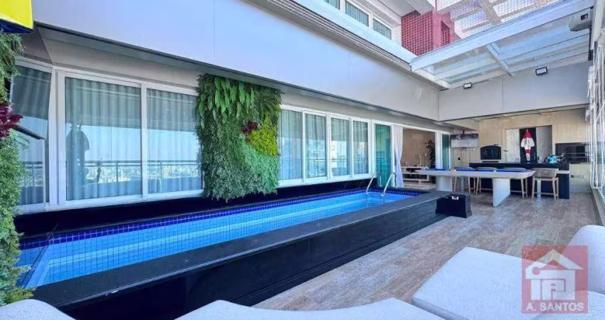 Apartamento com 4 suítes à venda, 466 m²  anália franco - são paulo/sp