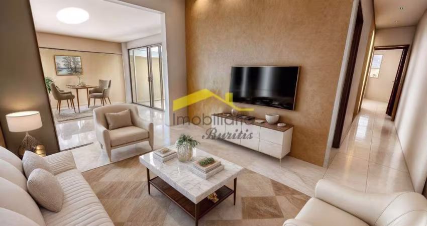 Apartamento com área privativa à venda, 2 quartos, 1 suíte, 1 vaga, Havaí - Belo Horizonte/MG