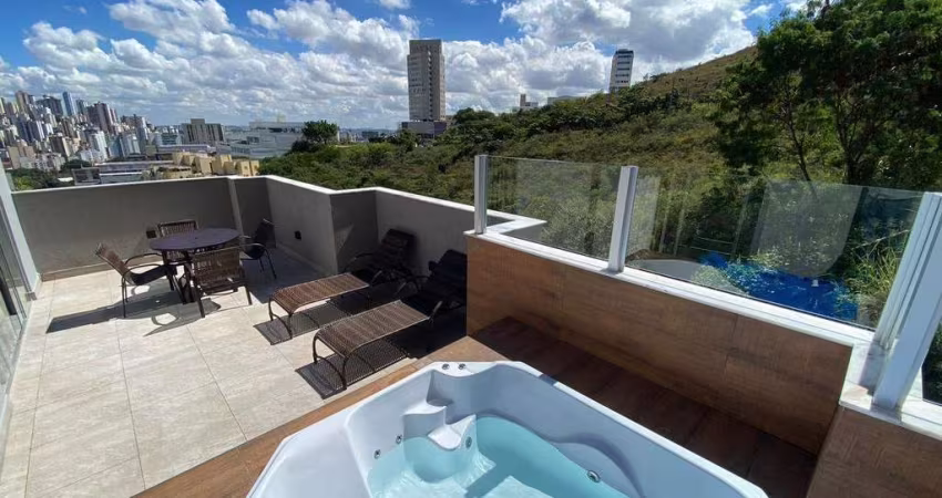 Cobertura para aluguel, 1 quarto, 1 suíte, 2 vagas, Estoril - Belo Horizonte/MG