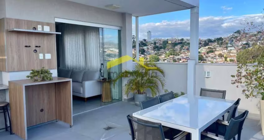 Cobertura à venda, 3 quartos, 1 suíte, 2 vagas, salgado filho - belo horizonte/mg