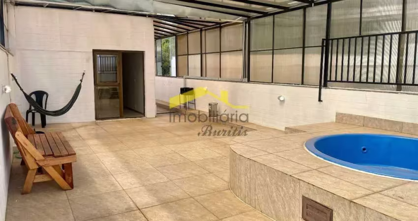 Cobertura à venda, 3 quartos, 1 suíte, 2 vagas, buritis - belo horizonte/mg
