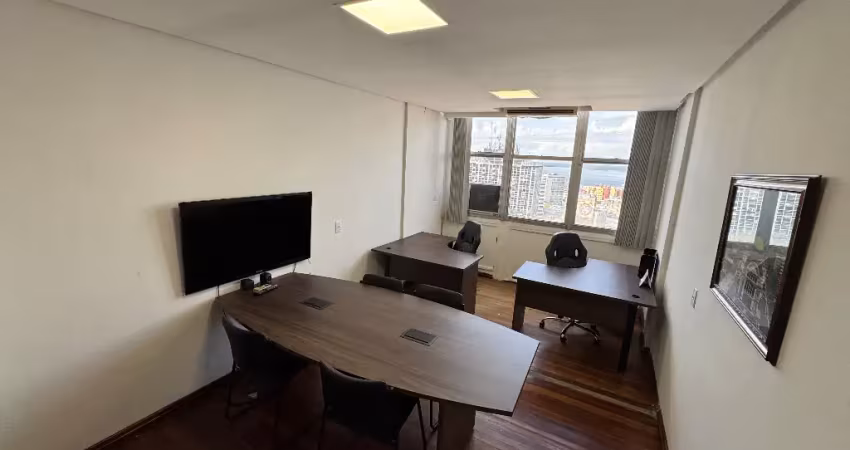 Linda sala comercial com vista privilegiada no centro de manaus