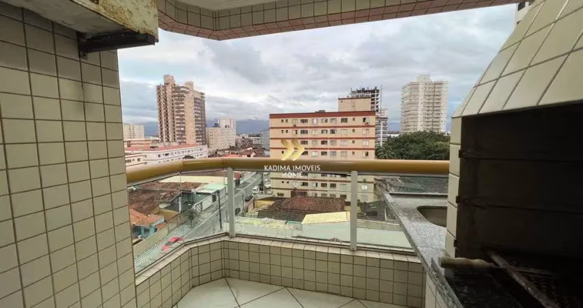 Apartamento 01 dormitório, 100m da praia, varanda gourmet - bairro tupi