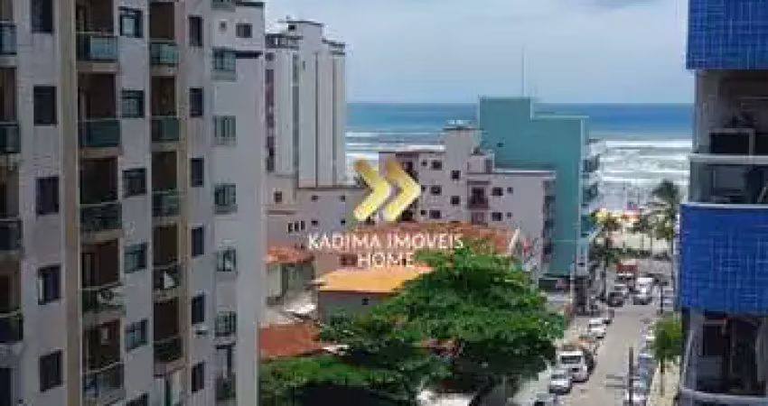 Apartamento 02 dormitórios 1 suíte, sacada vista livre 100 m/ mar - bairro ocian