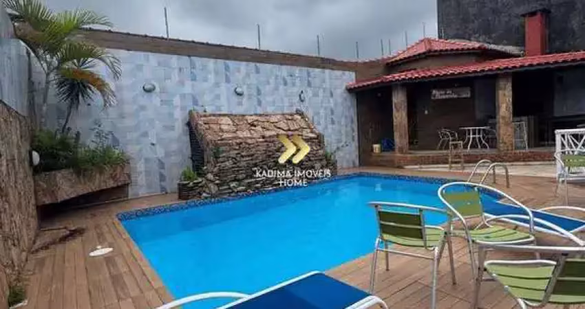 Casa térrea de alto padrão à venda 3 dormitórios piscina solemar praia grande/sp