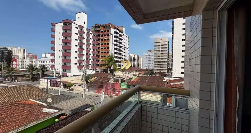 Apartamento 1 dormitório sacada garagem 45 m2 vila tupi praia grande sp