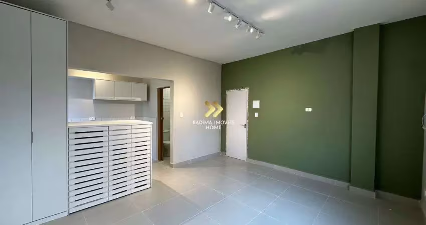 Apartamento 29 m2 reformado com garagem no boqueirão – praia grande!